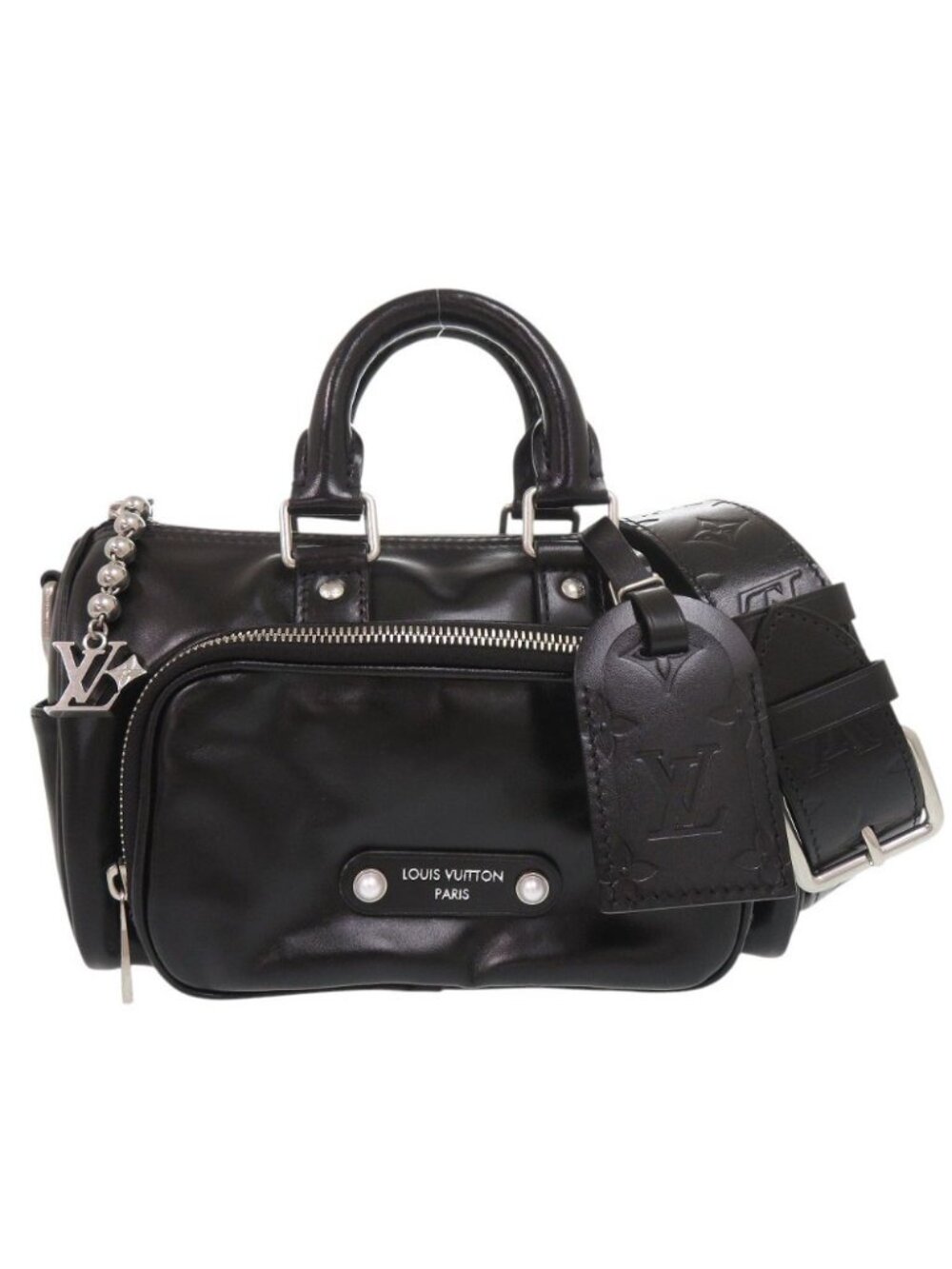Louis Vuitton Keepall Cargo Bandouliere 25 IC Calfskin Black Handbag